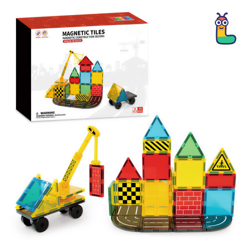 Magnetne kocke LELINO Build 35 kom