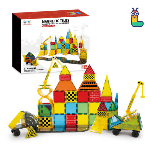 Magnetne kocke LELINO Build 90 kom