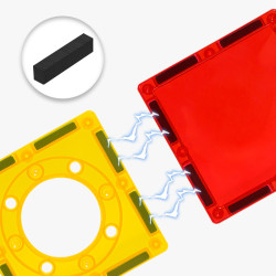 Magnetne kocke LELINO Build 50 kom