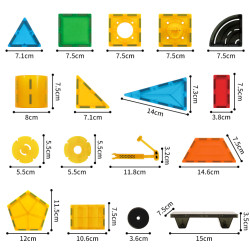Magnetne kocke LELINO Build 50 kom