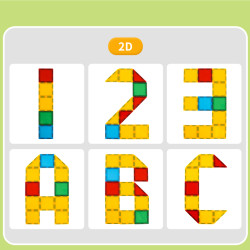 Magnetne kocke LELINO Build 50 kom