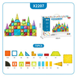 Magnetne kocke LELINO Diamond 75 kom