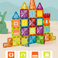 Magnetne kocke LELINO Diamond 75 kom