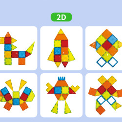 Magnetne kocke LELINO Diamond 75 kom