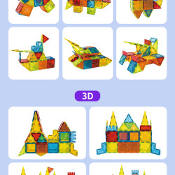 Magnetne kocke LELINO Diamond 75 kom