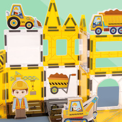 Magnetne kocke LELINO Fantasy Engineering 47 kom