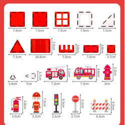 Magnetne kocke LELINO Fantasy Fire Control  48 kom