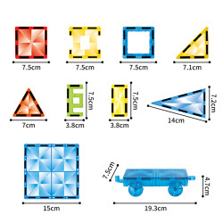 Magnetne kocke LELINO Diamond 95 kom