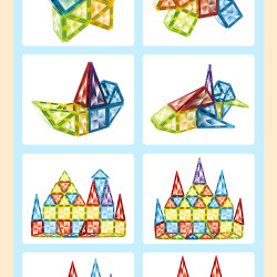 Magnetne kocke LELINO Diamond 95 kom