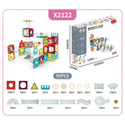 Magnetne kocke LELINO Roller 95 kom