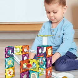 Magnetne kocke LELINO Roller 72 kom