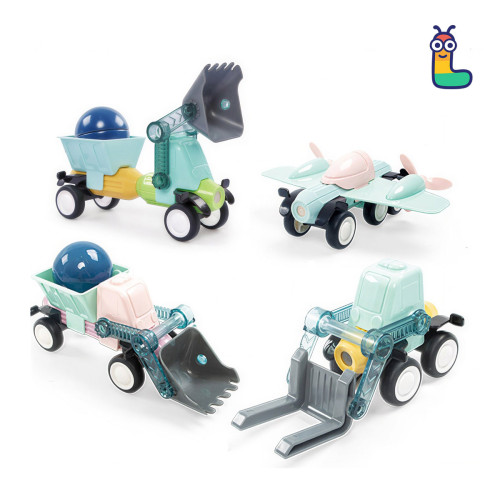 Magnetne kocke LELINO Sticks 28 kom