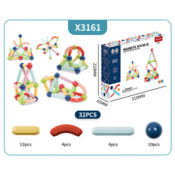 Magnetne kocke LELINO Sticks 32 kom